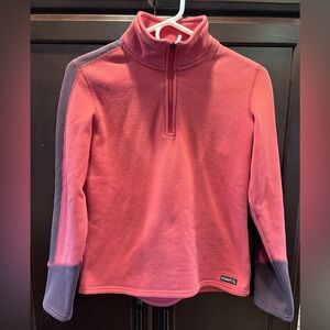 Kerrits Red and Brown 1/4 zip